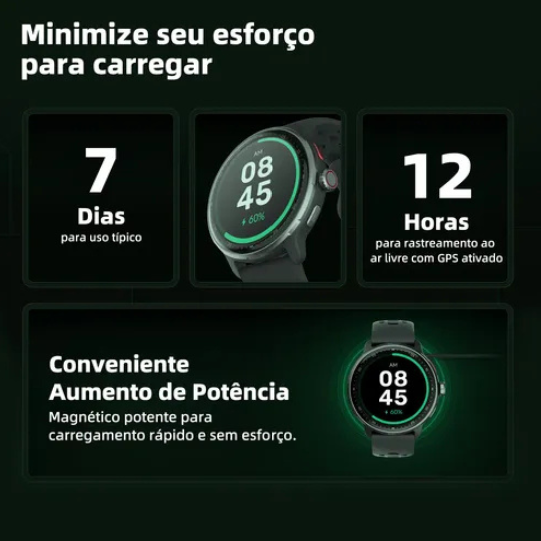 Relógio Inteligente GPS Integrado Com NFC